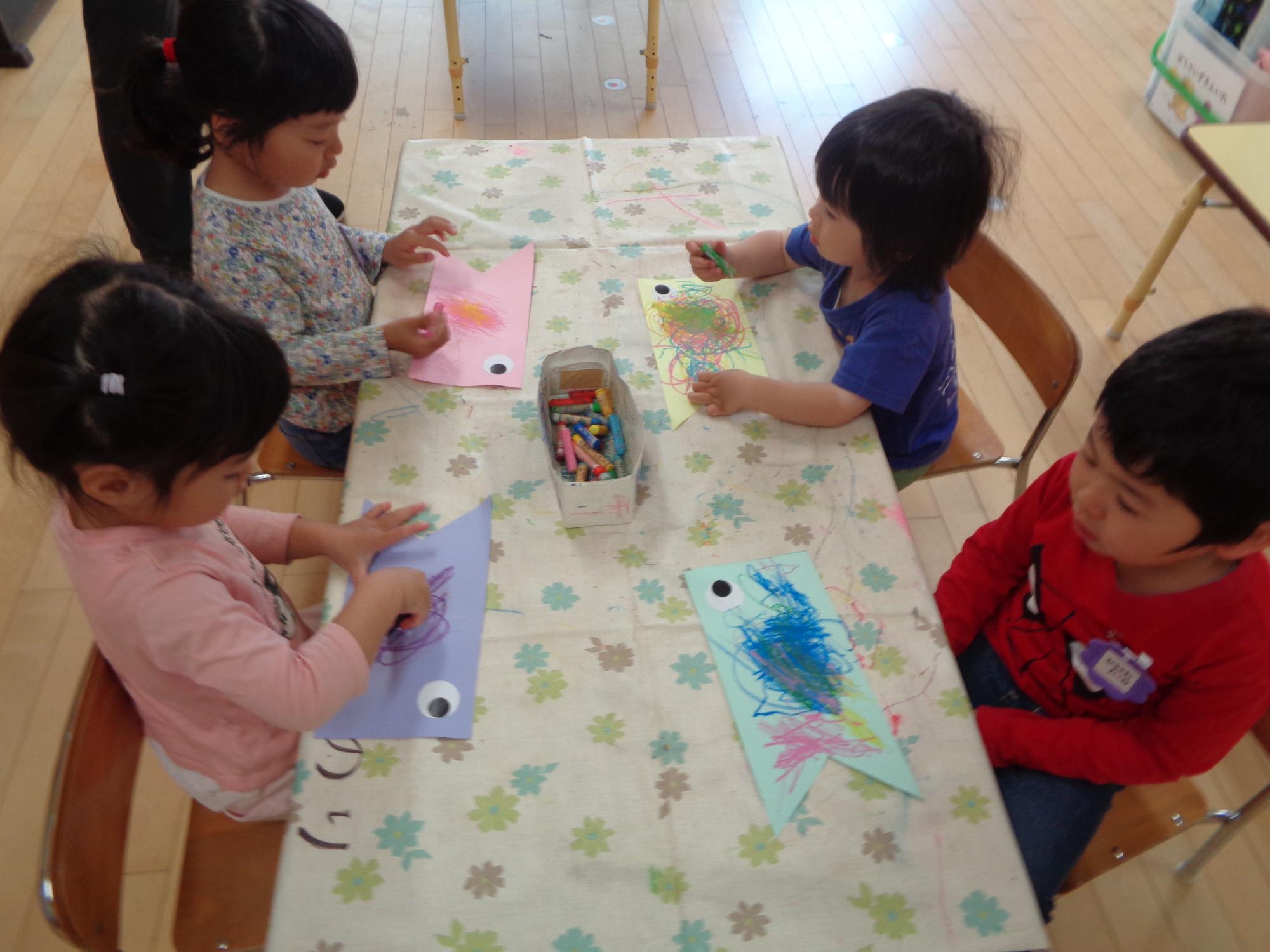 3歳児 こいのぼり