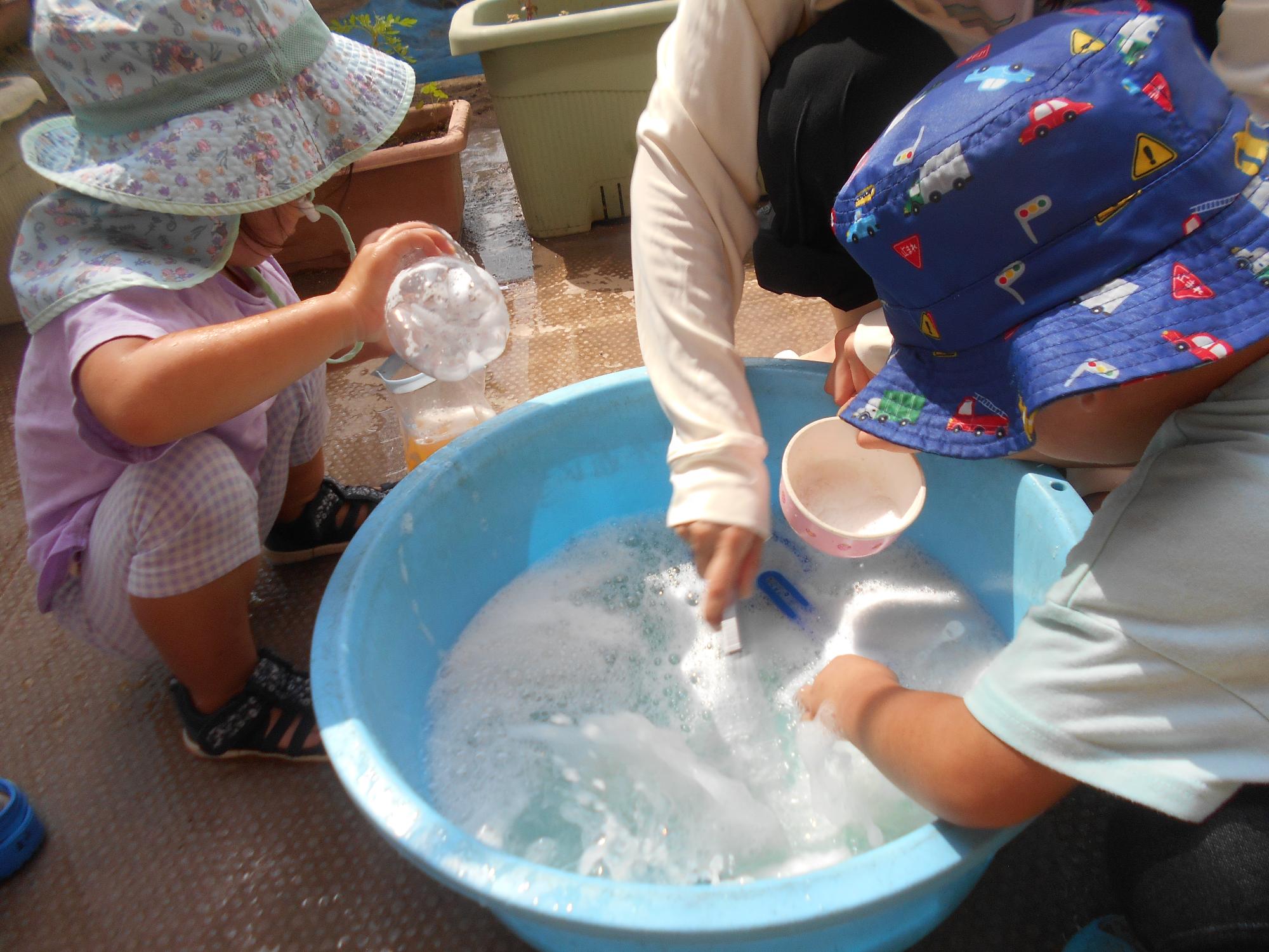 2歳 水遊び