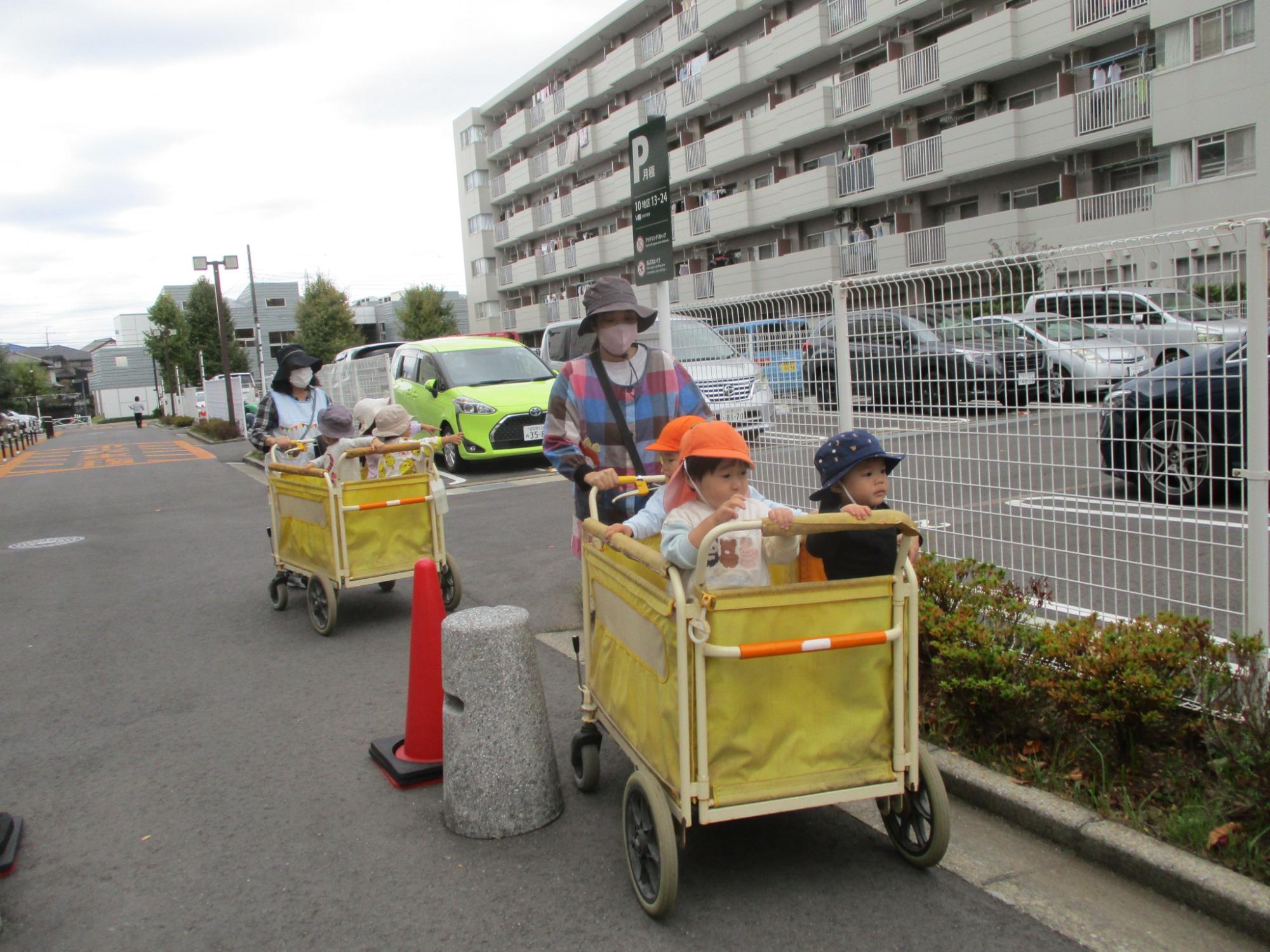 1歳児 散歩に行ってきます