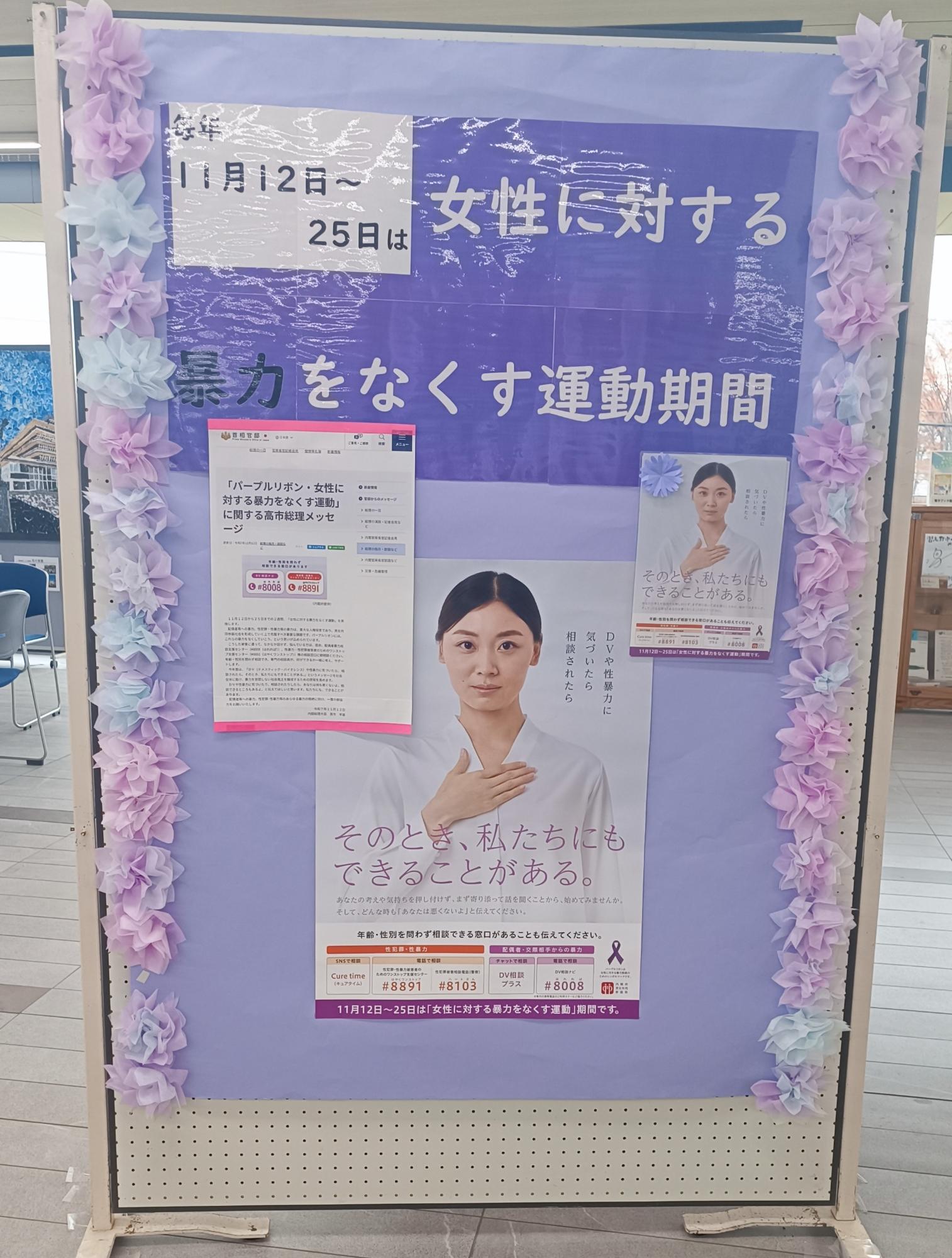 パネル1枚め、内閣府ポスター