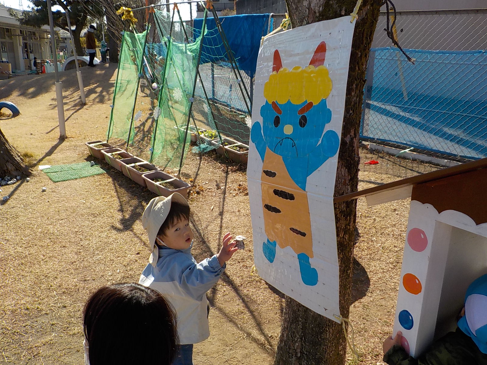 豆まき（いちご組）