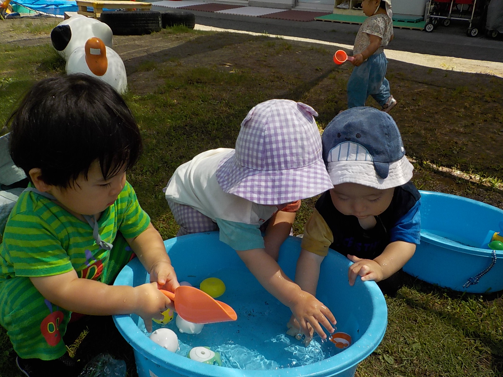 水遊び