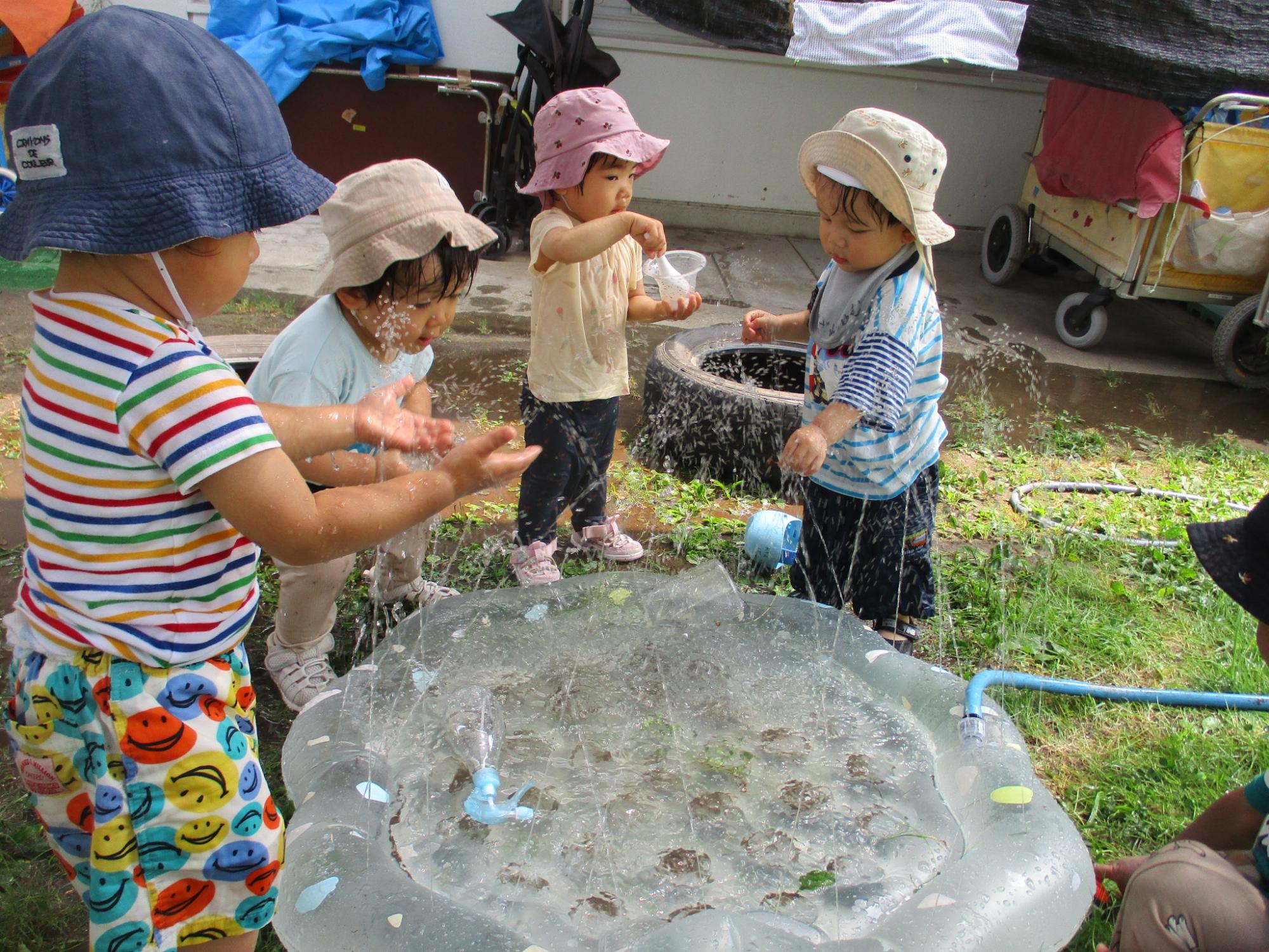 噴水マット
