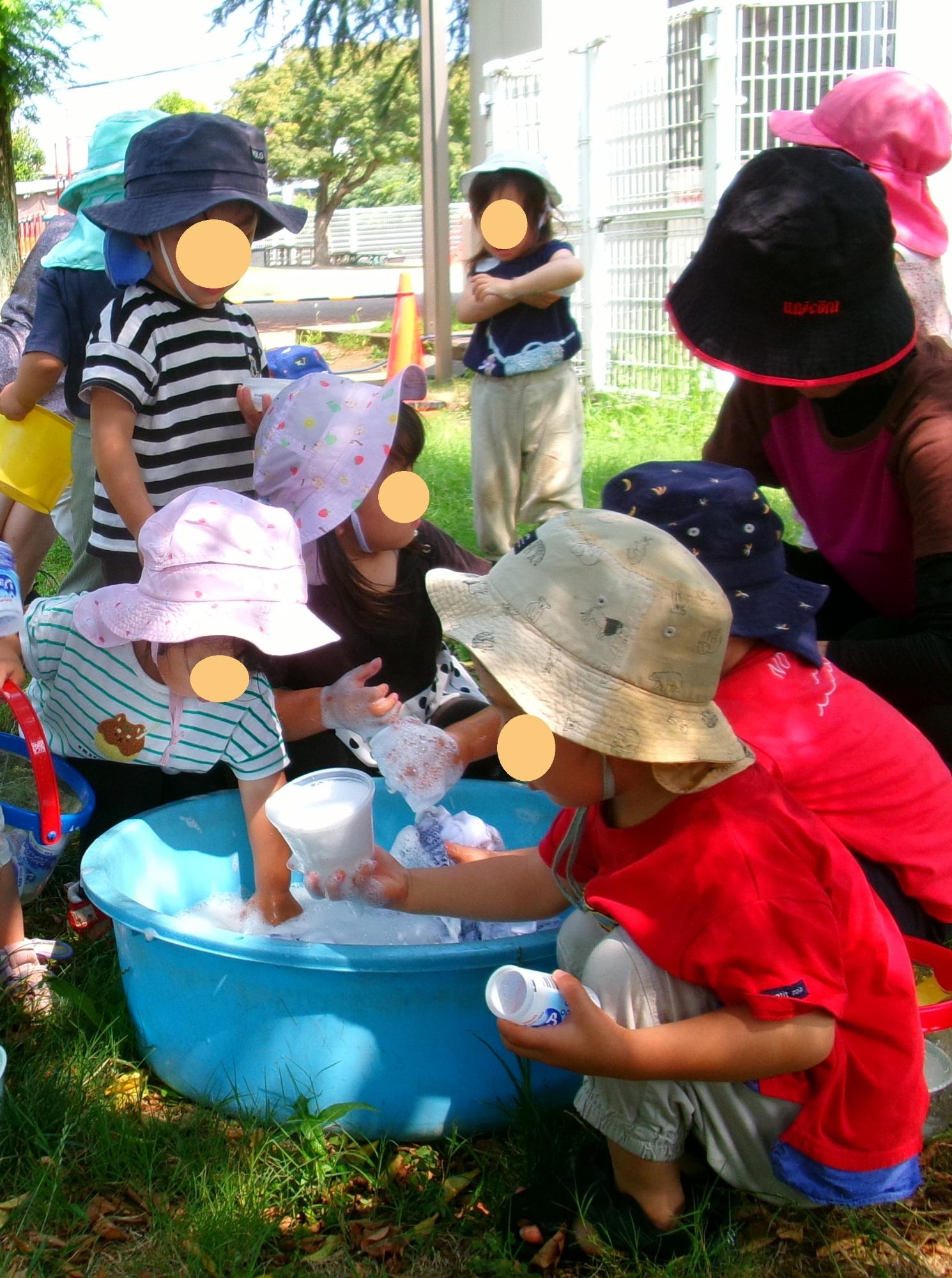 2歳児 水遊び
