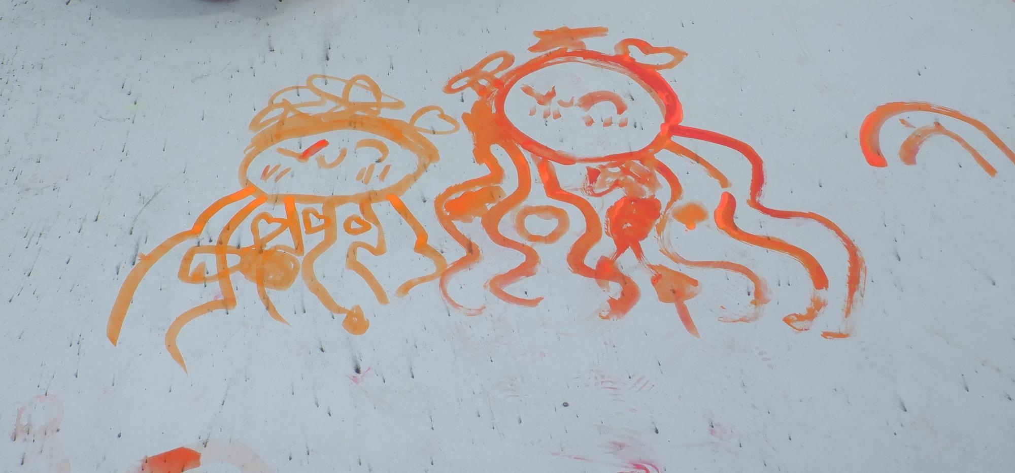 テラスの絵