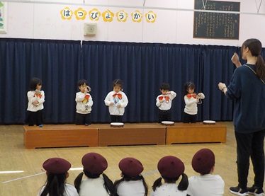 年少組合奏の様子です。